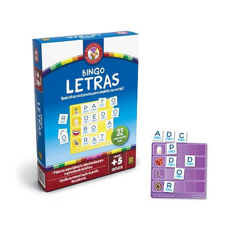 BINGO DE LETRAS