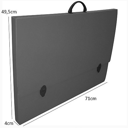 MALETA ARQUITETO A2 CINZA