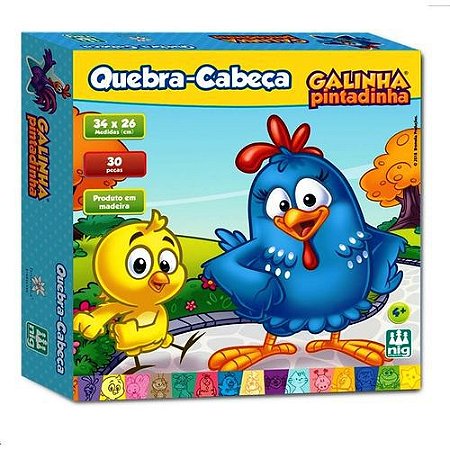 QUEBRA CABEÇA GALINHA PINTADINHA