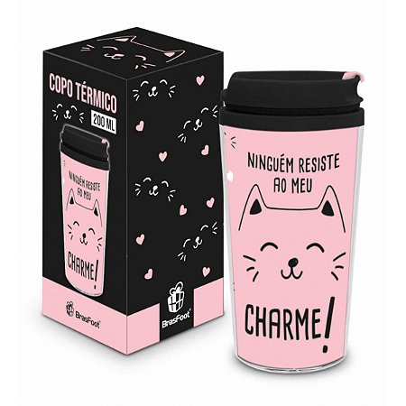 COPO TÉRMICO 200ML GATINHA