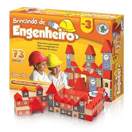 BRINCANDO DE ENGENHEIRO 73 PEÇAS