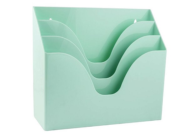 ORGANIZADOR TRIPLO OFFICE VERDE PASTEL