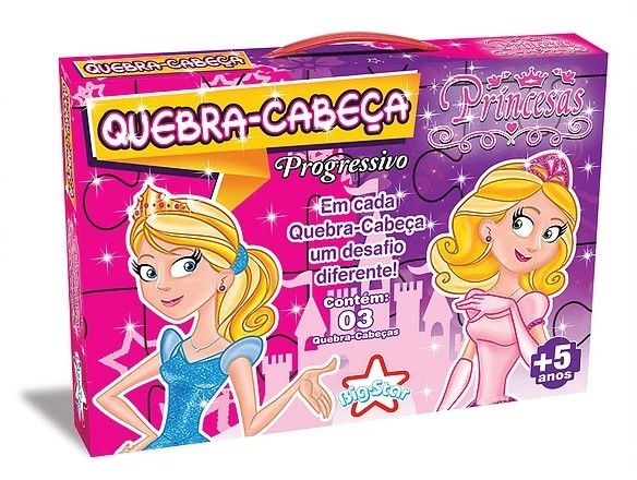 QUEBRA CABEÇA PRINCESAS PROGRESSIVO