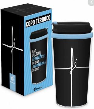 COPO TÉRMICO NÃO COLOQUE LIMITES EM SEUS SONHOS 200ML