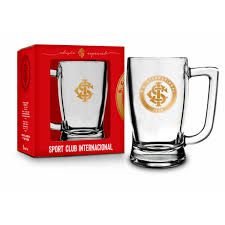 CANECA VIDRO 340ML TABERNA SERIE OURO-INTER