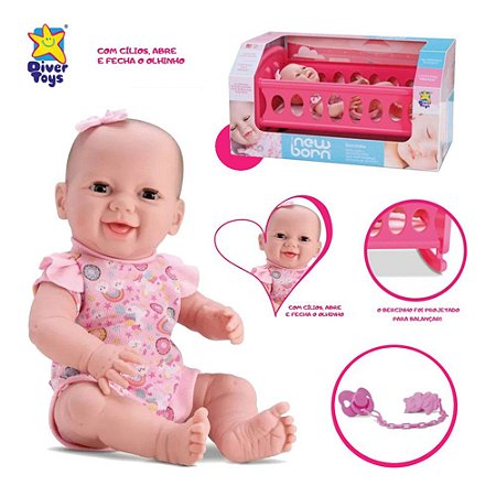 BONECA NEW BORN + BERCINHO