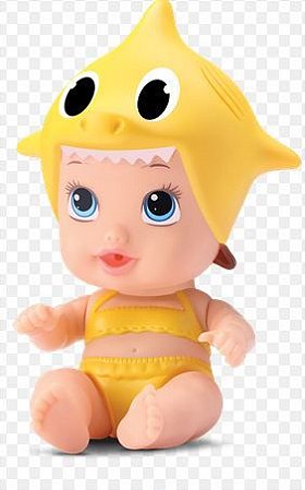 BONECA TUBARÃOZINHO LITTLE DOLLS