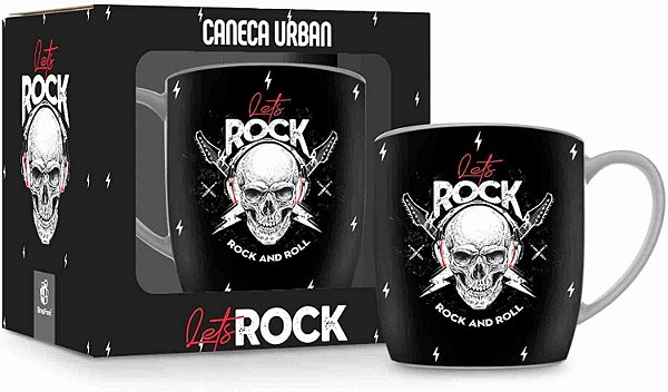 CANECA 360ML- LETS ROCK