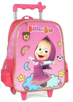 MOCHILA C/ RODA IC35262MU-RA MASHA E O URSO