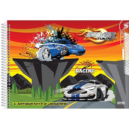CADERNO DE DESENHO 80 FOLHAS SILVER TUNING