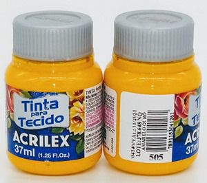 TINTA DE TECIDO AMARELO OURO 505