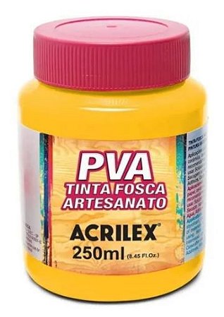 TINTA PVA 250ML AMARELO OURO