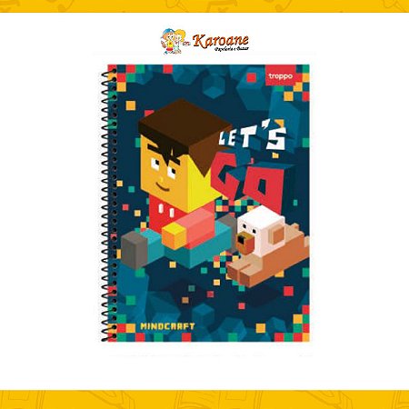 CADERNO 1X1 MINDCRAFT