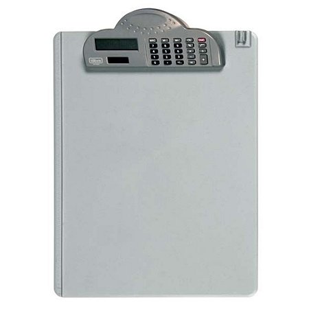 PRANCHETA COM CALCULADORA A4 OFFICE NATURAL