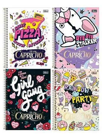 CADERNO 1X1 CAPRICHO