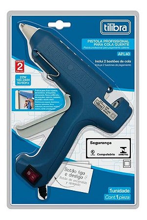 PISTOLA DE COLA QUENTE PROFISSIONAL APL 40