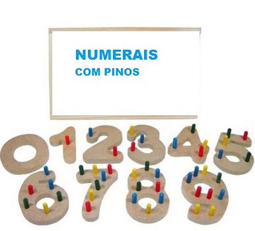 NUMERAL E QUANTIDADE COM PINOS