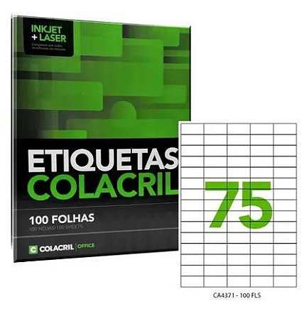 ETIQUETA CA4371 COLACRIL