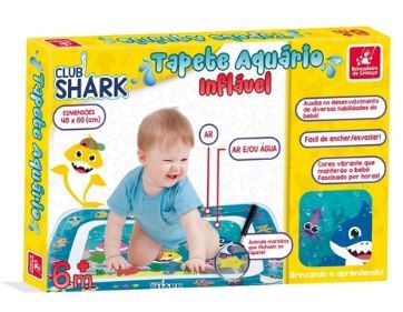 TAPETE AQUÁRIO INFLÁVEL CLUB SHARK