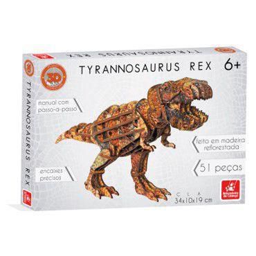 PLANET ADVENTURE TYRANNOSAURUS REX 3D 51 PEÇAS