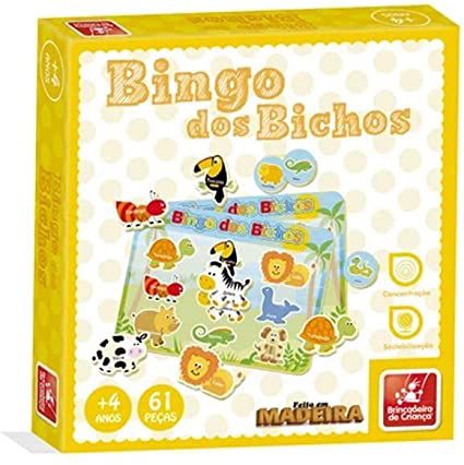 BINGO DOS BICHOS 61 PEÇAS