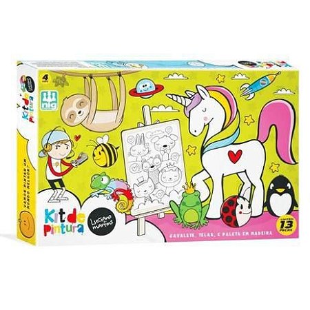 KIT DE PINTURA C/ CAVALETE NIG