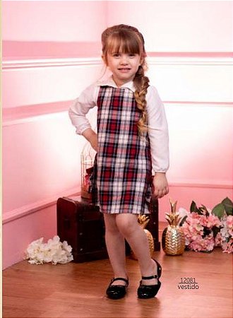 camisa vestido xadrez
