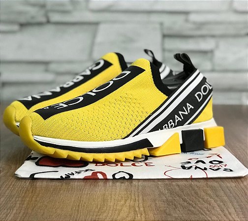 tenis dolce gabbana amarelo