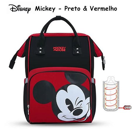 Bolsa Maternidade Mickey Mine Disney com Aquecedor de Mamadeira - Xeiro de  Família