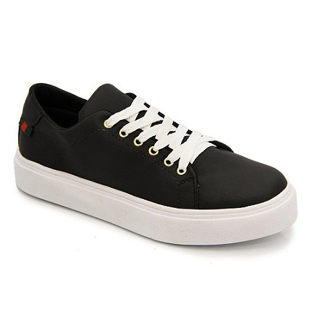 tenis baixo preto feminino