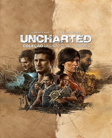 PRINCIPAL UNCHARTED Coleção Legado dos Ladrões PS5 ORIGINAL - Aluguel 6 Meses - Pt-Br