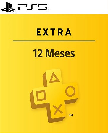 Assinatura PLUS EXTRA +300 Jogos 12 Meses PS5 Original