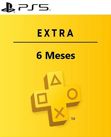 Assinatura PLUS EXTRA +300 Jogos 6 Meses PS5 Original