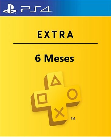 Assinatura PLUS EXTRA +300 Jogos 6 Meses PS4 Original