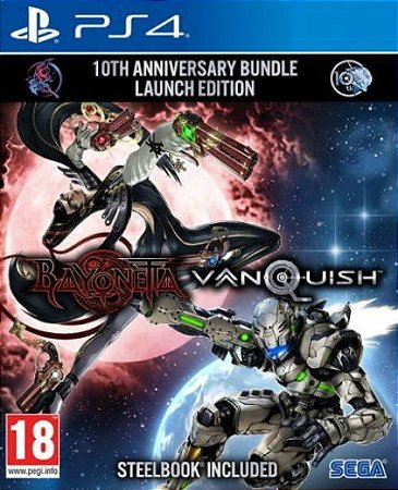 PRIMÁRIA Bayonetta and Vanquish 10th Anniversary Launch Bundle PS4 PS5 Mídia Digital - Aluguel 6 Meses