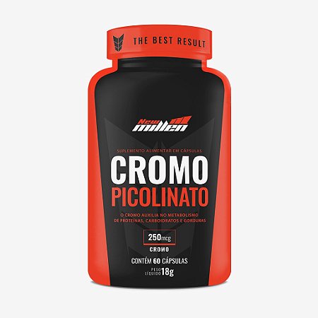 CROMO PICOLINATO 250mcg 60 CÁPSULAS NEW MILLEN
