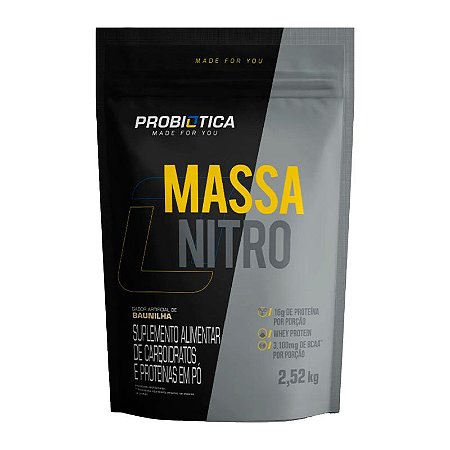 MASSA NITRO 2,5KG PROBIÓTICA