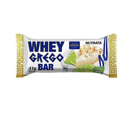 WHEY GREGO BAR TORTA DE LIMÃO (40G) NUTRATA