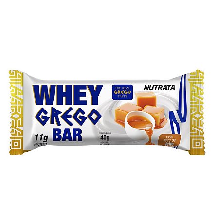 WHEY GREGO BAR DOCE DE LEITE (40G) NUTRATA