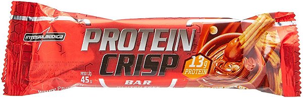 Protein Crisp Bar Churros com Doce de Leite  45g - Integralmedica
