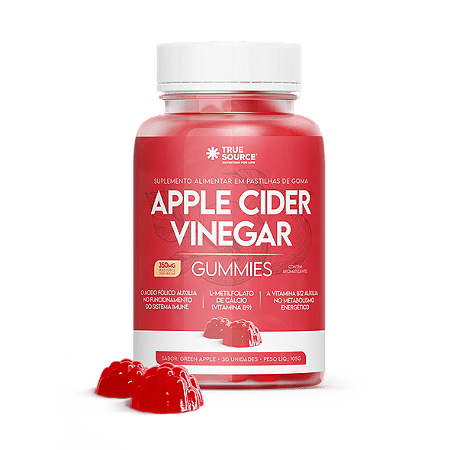 TRUE APPLE CIDER VINEGAR GUMMIES - 30 UNIDADES