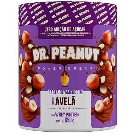PASTA DE AMENDOIM DR PEANUT AVELÃ 600g