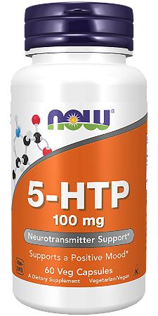 5-HTP 100MG 60 CÁPSULAS NOW FOODS