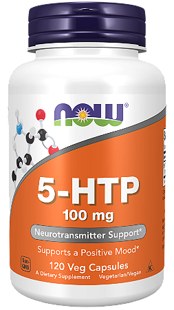 5-HTP 100MG 120 CÁPSULAS NOW FOODS