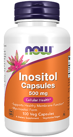INOSITOL 500MG 100 CÁPSULAS NOW FOODS