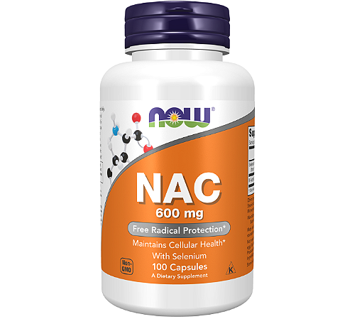 NAC 600MG 100 CÁPSULAS - NOW FOODS