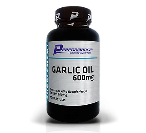 GARLIC OIL (EXTRATO DE ALHO) 600MG  100 CÁPSULAS PERFORMANCE