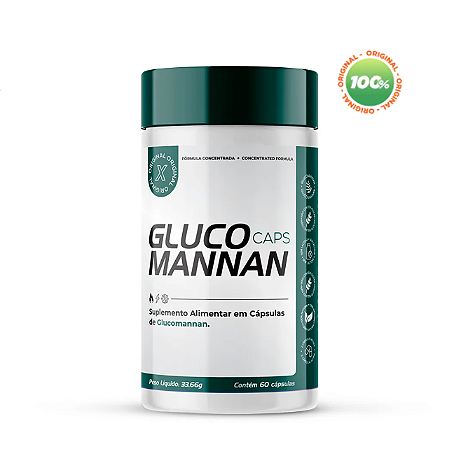 GLUCOMANNAN CAPS PERFEITA ALQUIMIA 60 CÁPSULAS