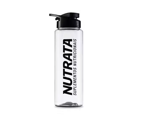GARRAFA SLIM 600ML TRANSPARENTE NUTRATA