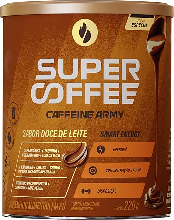 SUPER COFFEE DOCE DE LEITE 220G - CAFFEINE ARMY